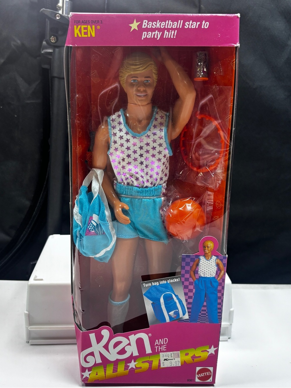 Barbie's Ken and the All-Stars Doll Basketball Gear Mattel 1989